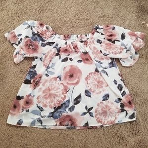 Off the shoulder blouse